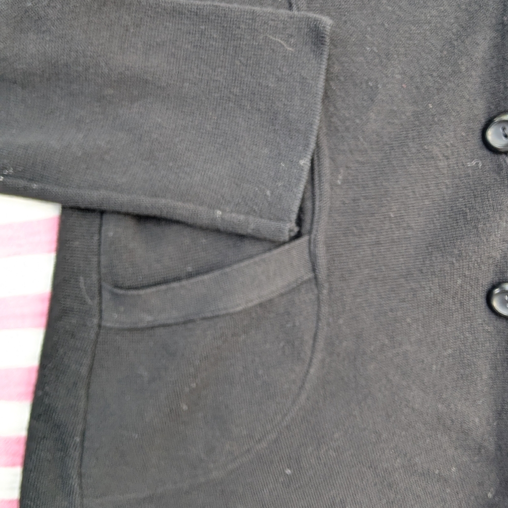 Talbots Dark Gray Buttoned Blazer - image 3